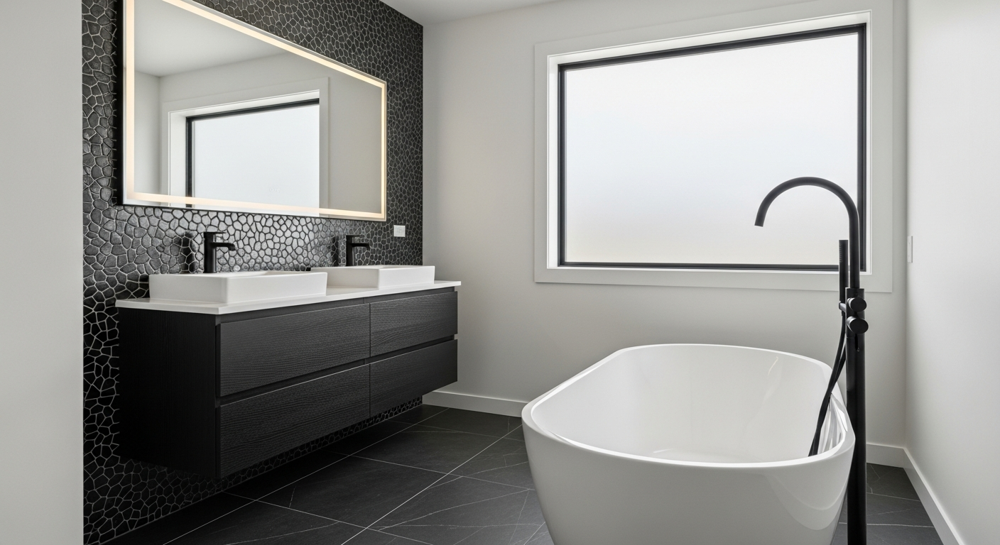 Salle de bain familiale - Installation salle de bain par Nova Habitat