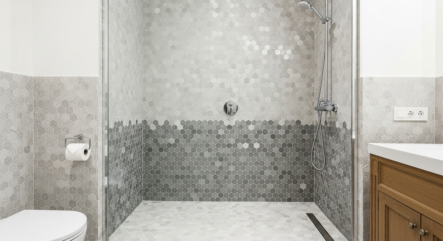 Petite salle de bain optimisée - Installation salle de bain par Nova Habitat