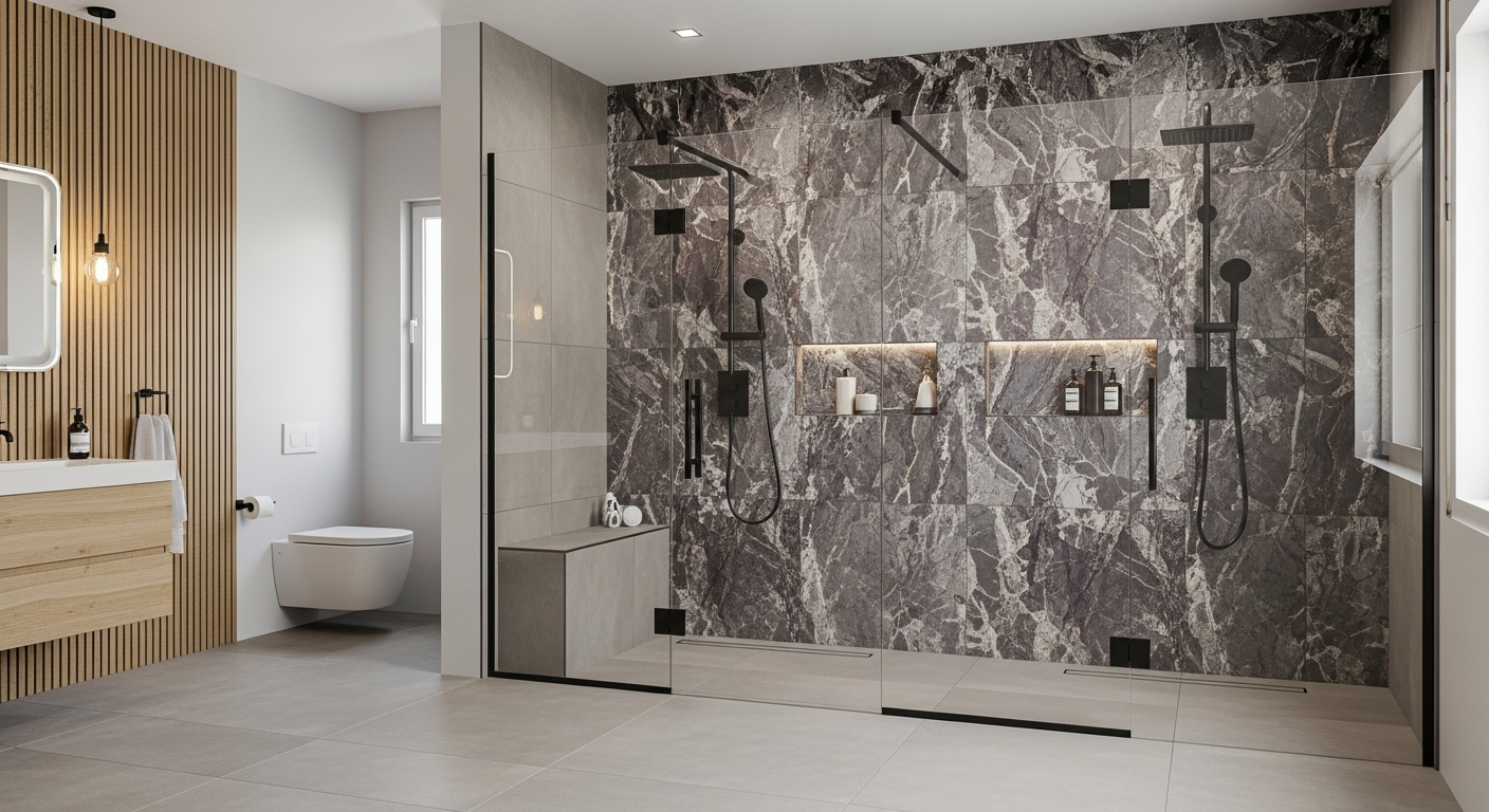 Baignoire îlot de luxe - Installation salle de bain par Nova Habitat