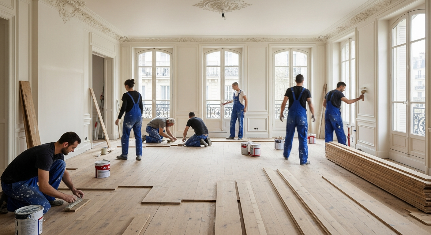 Réalisation Rénovation appartement à Paris 13e (75013) Paris 13e 75013 - Nova Habitat